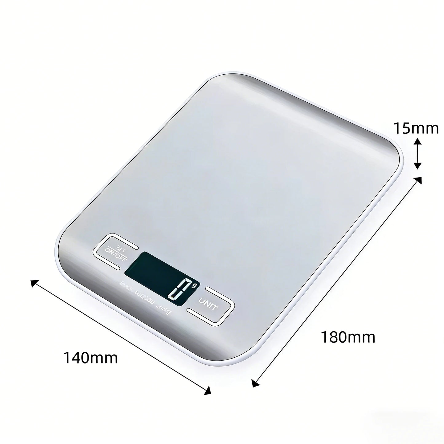 K94 Precision Digital Kitchen Scale – 10kg Capacity, 1g Accuracy