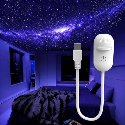 K94 Essential USB Starry Sky Projector – Ambient Night Light for Home & Car