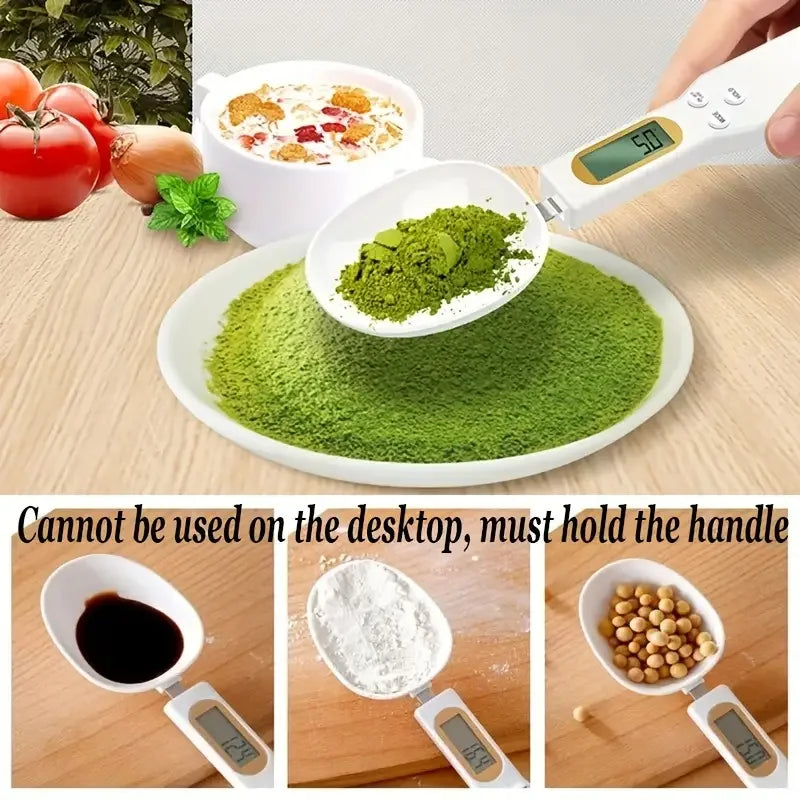 K94 Fitness Digital Measuring Spoon Scale – Precision Food Scale for Meal Prep, Protein, Coffee & Baking