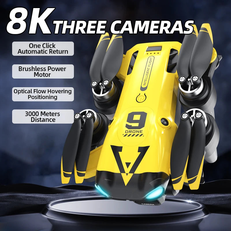 K94 Essential B9 Pro Foldable RC Drone – Dual HD Camera, WiFi FPV & Optical Flow