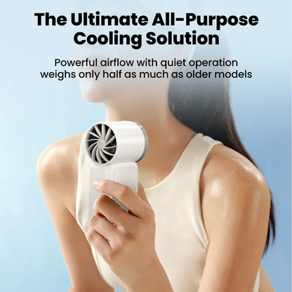 K94 Essential Portable Mini Fan – 5-Speed Rechargeable Handheld & Desktop Fan