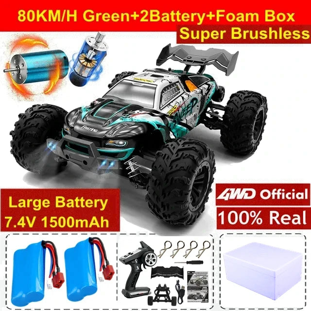 K94 Essential 4WD Brushless RC Car – High-Speed Off-Road Racing Truck