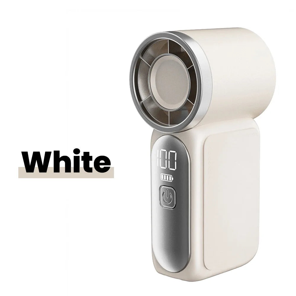 K94 Essential Portable Mini Fan – 5-Speed Rechargeable Handheld & Desktop Fan