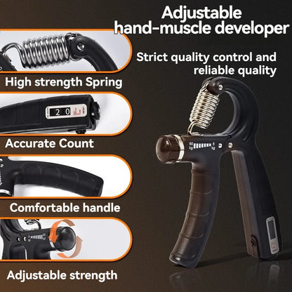 Adjustable Hand Grip Strength Trainer 5–60kg | K94 Fitness