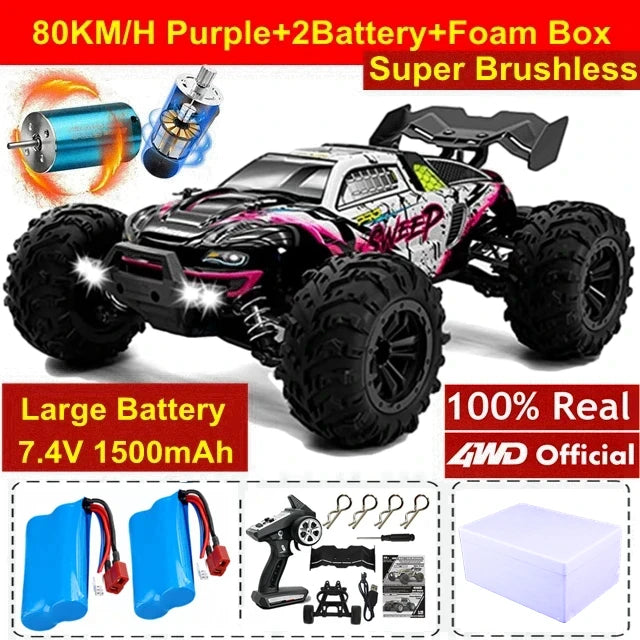 K94 Essential 4WD Brushless RC Car – High-Speed Off-Road Racing Truck