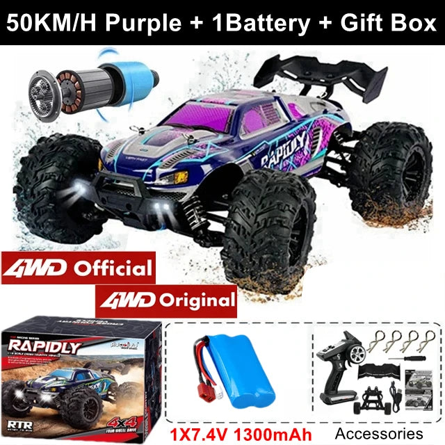 K94 Essential 4WD Brushless RC Car – High-Speed Off-Road Racing Truck