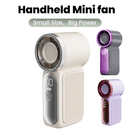 K94 Essential Portable Mini Fan – 5-Speed Rechargeable Handheld & Desktop Fan