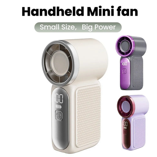 K94 Essential Portable Mini Fan – 5-Speed Rechargeable Handheld & Desktop Fan