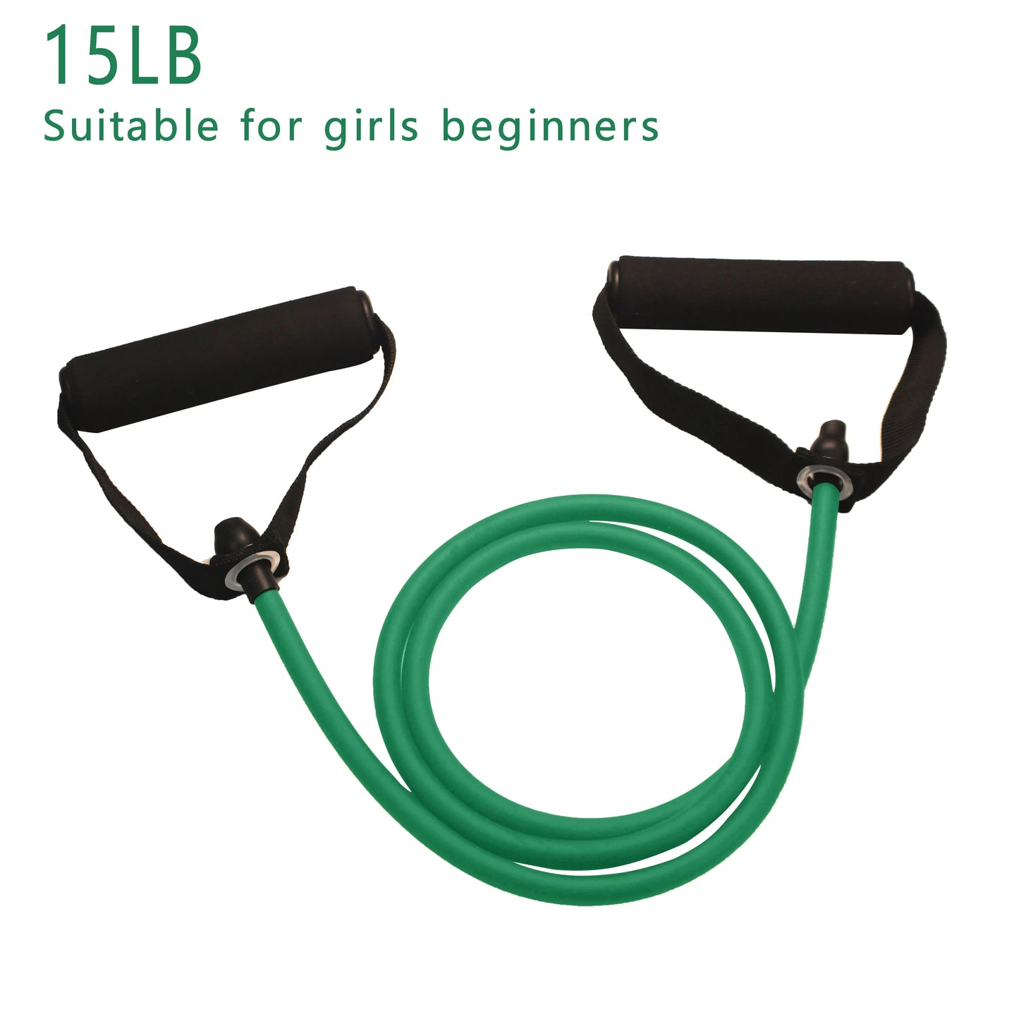 K94 Fitness Resistance Band with Handles – Portable Strength Training Band for Home Gym & Full Body Workouts