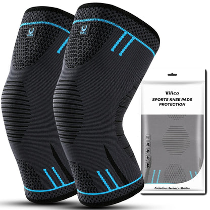 Compression Knee Support Sleeve with Spring Brace | K94 Fitness