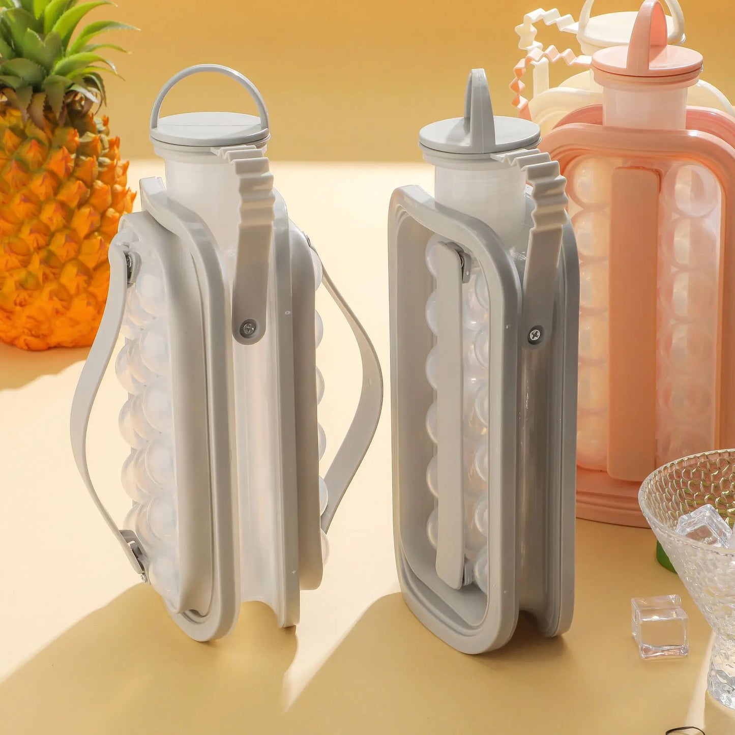 2-in-1 Collapsible Ice Cup & Ice Ball Maker | K94 Essential