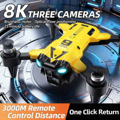 K94 Essential B9 Pro Foldable RC Drone – Dual HD Camera, WiFi FPV & Optical Flow