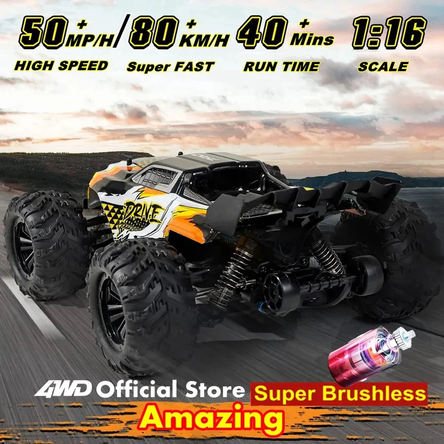 K94 Essential 4WD Brushless RC Car – High-Speed Off-Road Racing Truck
