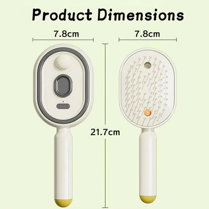 K94 3-in-1 Electric Scalp Massage & Hair Brush – Rechargeable Spray Detangling Comb