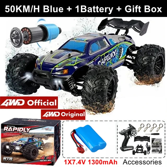 K94 Essential 4WD Brushless RC Car – High-Speed Off-Road Racing Truck