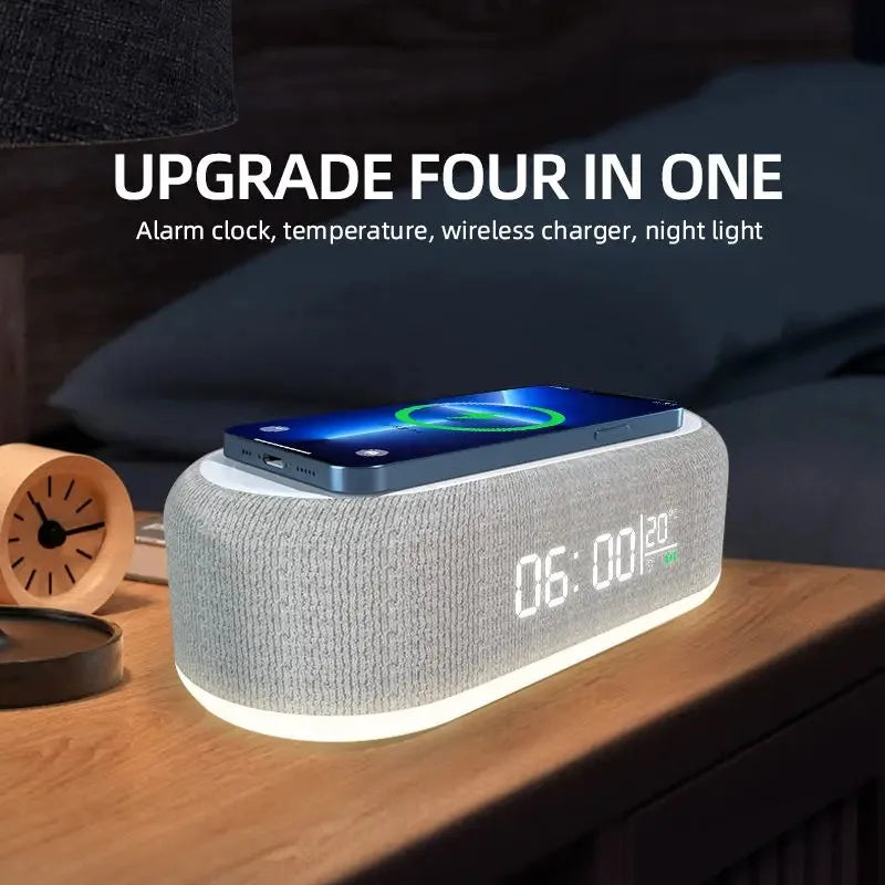 K94 Essential 3-in-1 Wireless Charging Alarm Clock & Night Light