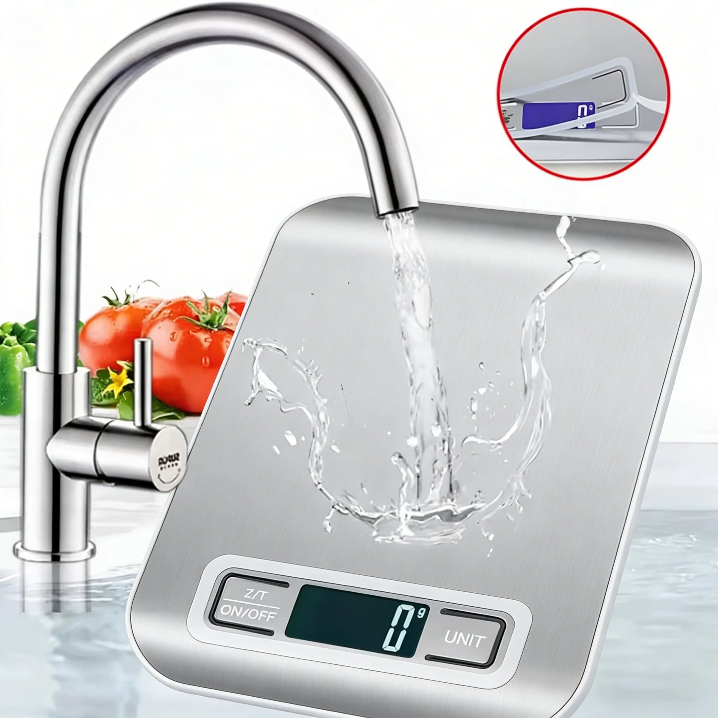 K94 Precision Digital Kitchen Scale – 10kg Capacity, 1g Accuracy