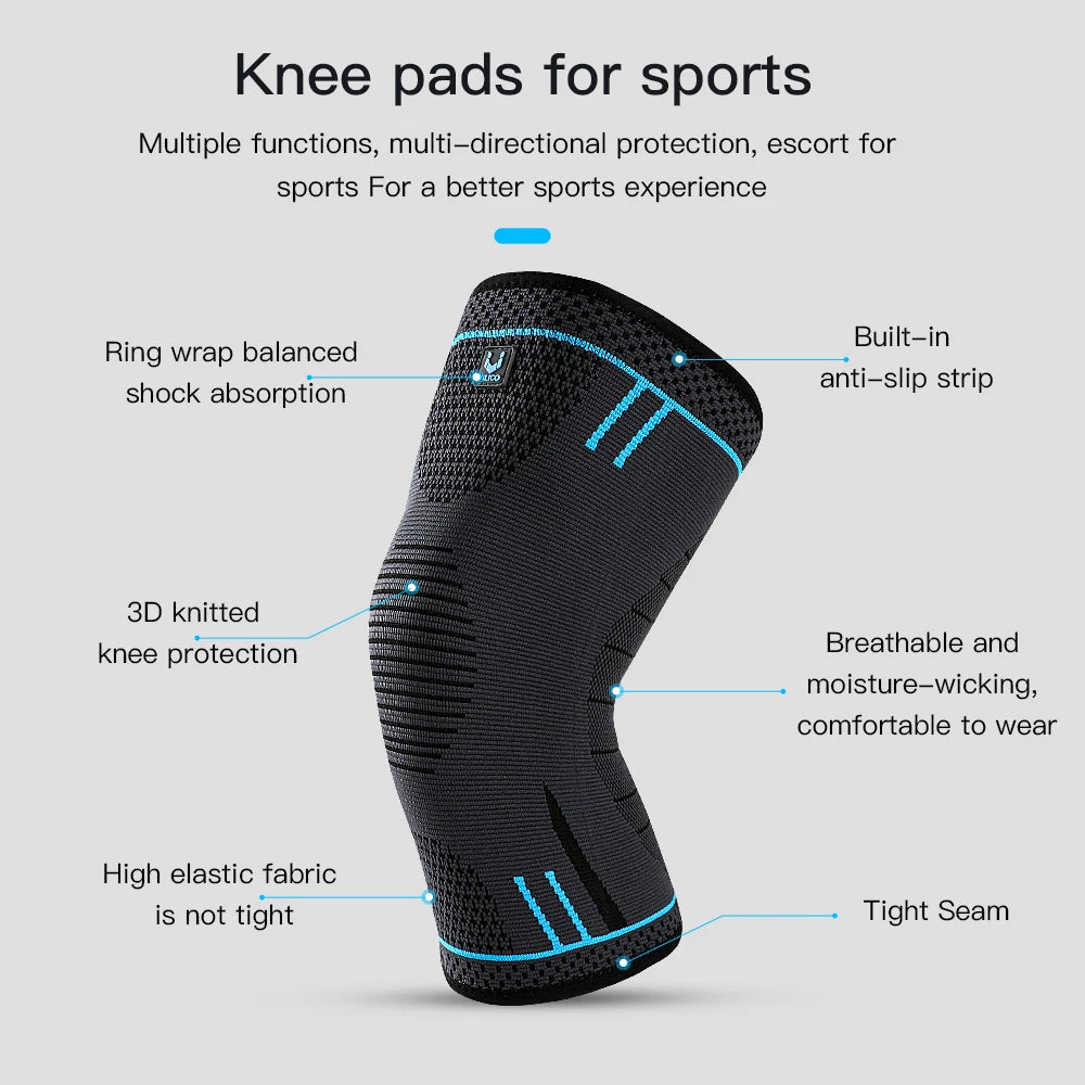 Compression Knee Support Sleeve with Spring Brace | K94 Fitness