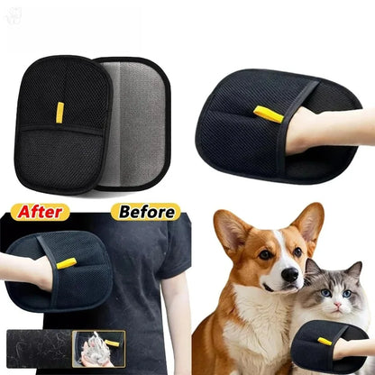 K94 Reusable Pet Hair Remover Glove – Washable Cat & Dog Hair Cleaning Tool