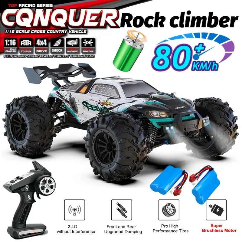 K94 Essential 4WD Brushless RC Car – High-Speed Off-Road Racing Truck