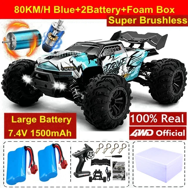 K94 Essential 4WD Brushless RC Car – High-Speed Off-Road Racing Truck