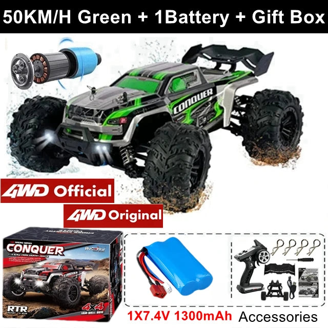 K94 Essential 4WD Brushless RC Car – High-Speed Off-Road Racing Truck