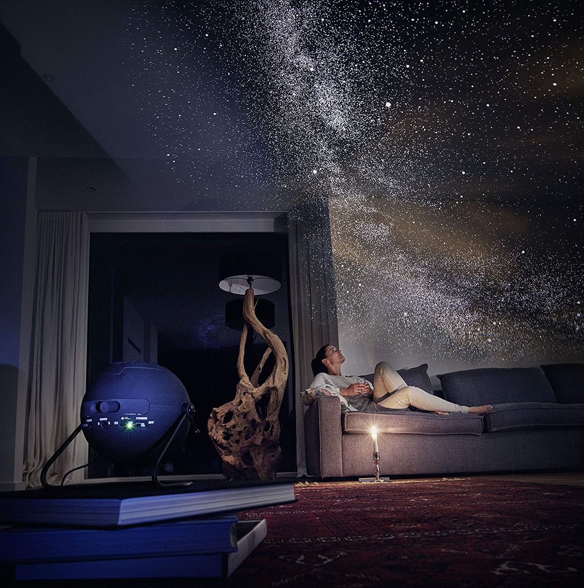 K94 Essential USB Starry Sky Projector – Ambient Night Light for Home & Car