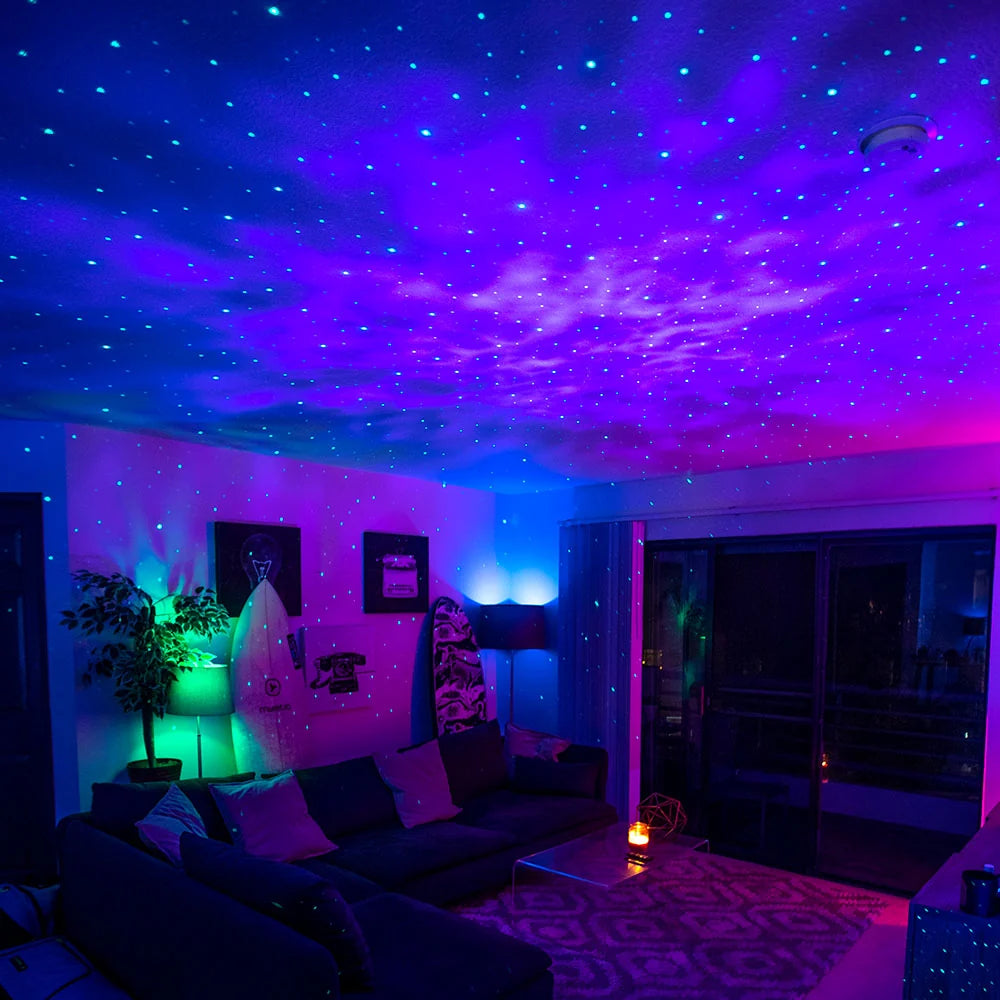 K94 Essential USB Starry Sky Projector – Ambient Night Light for Home & Car